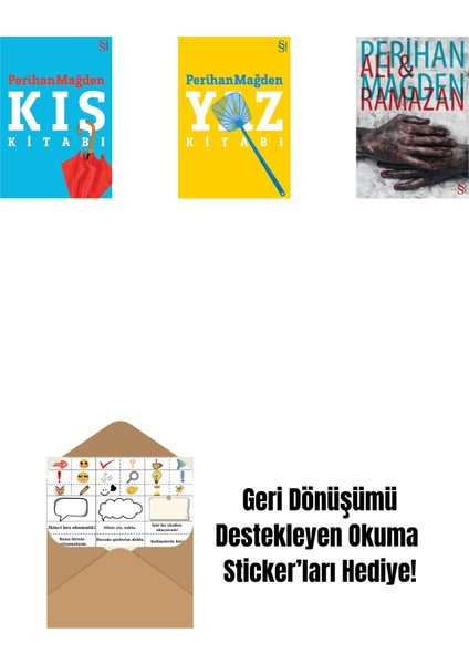 Kış Kitabı + Yaz Kitabı + Ali And Ramazan + Okuma Sticker'ları