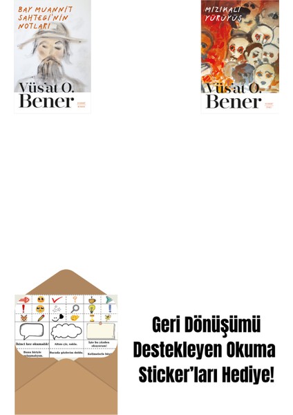 Bay Muannit Sahtegi'nin Notları + Mızıkalı Yürüyüş + Okuma Sticker'ları