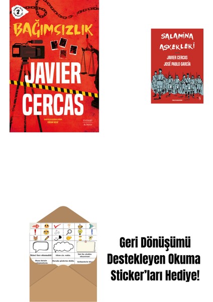 Bağımsızlık + Salamina Askerleri (Çizgi Roman) + Okuma Sticker'ları