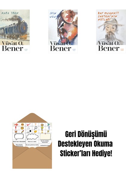 Kara Tren + Ipin Ucu + Bay Muannit Sahtegi'nin Notları + Okuma Sticker'ları