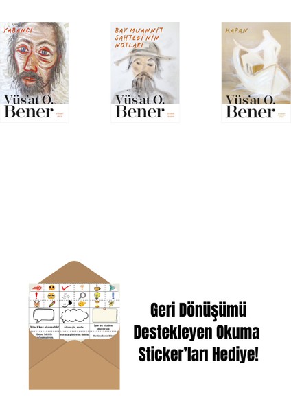 Yabancı + Bay Muannit Sahtegi'nin Notları + Kapan + Okuma Sticker'ları