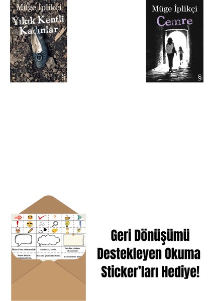 Yıkık Kentli Kadınlar + Cemre + Okuma Sticker'ları