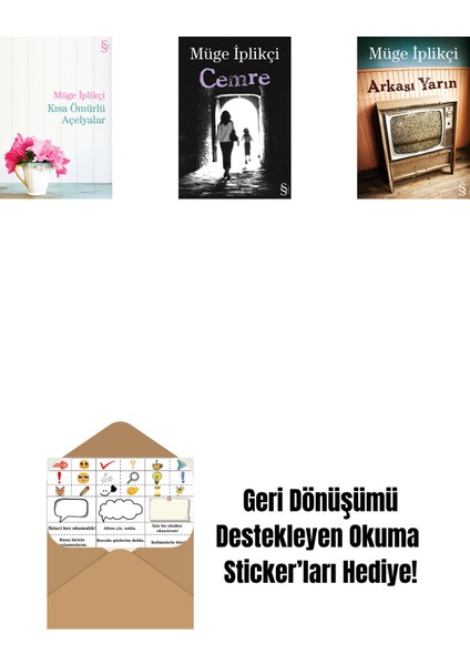 Kısa Ömürlü Açelyalar + Cemre + Arkası Yarın + Okuma Sticker'ları