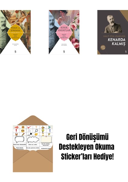 Ferdi ve Şürekası + Kırık Hayatlar - Özgün Metin + Kenarda Kalmış + Okuma Sticker'ları