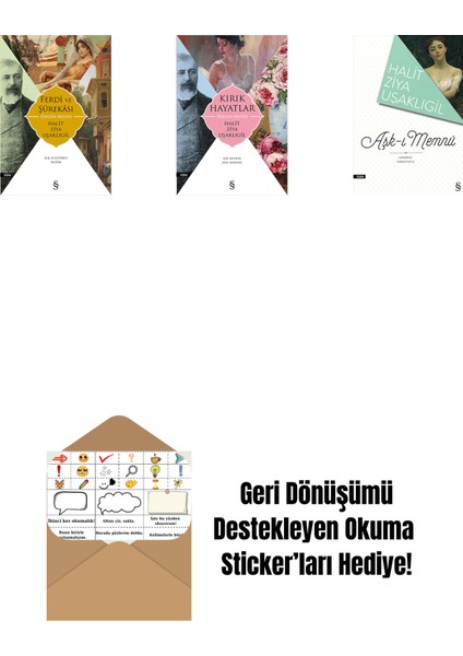 Ferdi ve Şürekası + Kırık Hayatlar - Özgün Metin + Aşk-I Memnu + Okuma Sticker'ları