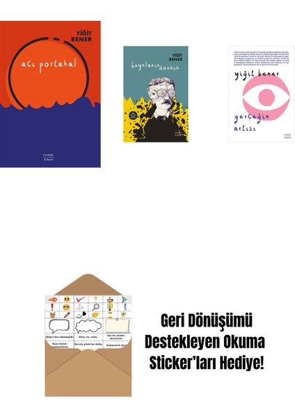 Acı Portakal + Heyulanın Dönüşü + Gerçeğin Artısı + Okuma Sticker'ları