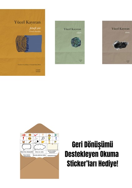 Felsefi Şiir - Tinsel Poetika + Çalgın + Stasis + Okuma Sticker'ları