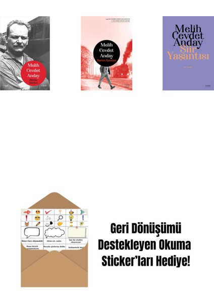 Melih Cevdet Anday - Bütün Şiirleri + Barem Kanunu + Şiir Yaşantısı - Şiir Yazıları + Okuma Sticker'ları