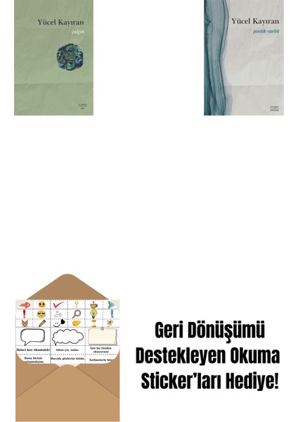 Çalgın + Poetik Varlık + Okuma Sticker'ları