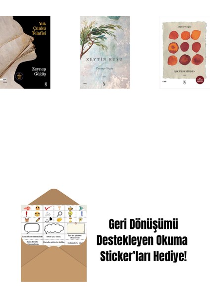 Yok Çünkü Telafisi + Zeytin Kuşu + Işık Ülkesinden + Okuma Sticker'ları
