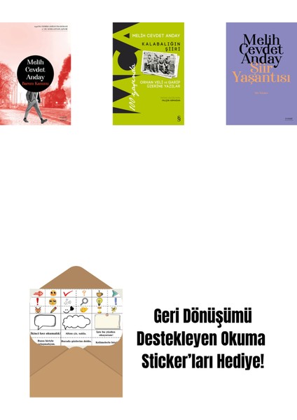 Barem Kanunu + Kalabalığın Şiiri + Şiir Yaşantısı - Şiir Yazıları + Okuma Sticker'ları