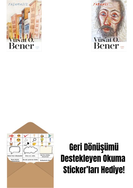 Yaşamasız + Yabancı + Okuma Sticker'ları