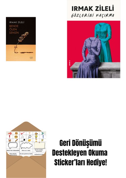 Bende Ölen Sensin + Gözlerini Kaçırma + Okuma Sticker'ları