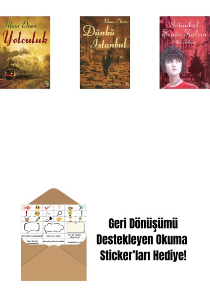 Yolculuk + Dünkü Istanbul + Istanbul Sende Kalsın + Okuma Sticker'ları