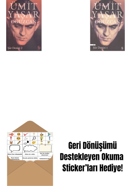 Şiir Denizi 2 + Şiir Denizi 1 + Okuma Sticker'ları