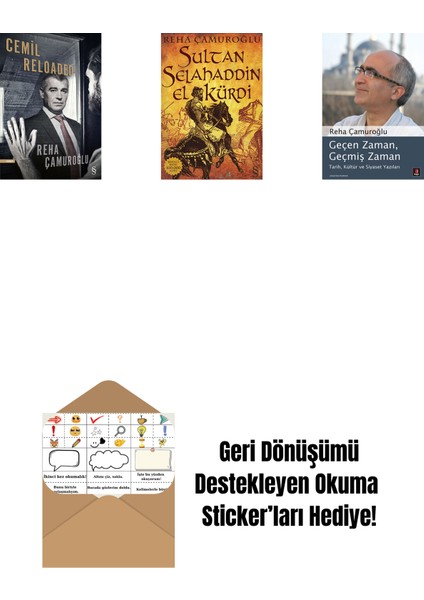 Cemil Reloaded + Sultan Selahaddin El Kürdi + Geçen Zaman, Geçmiş Zaman + Okuma Sticker'ları