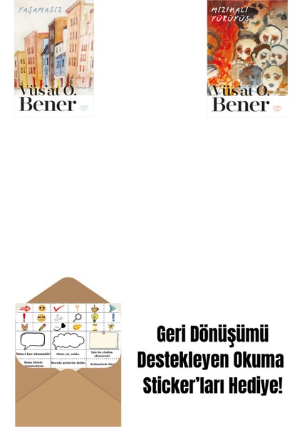 Yaşamasız + Mızıkalı Yürüyüş + Okuma Sticker'ları