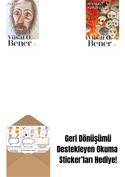 Yabancı + Mızıkalı Yürüyüş + Okuma Sticker'ları