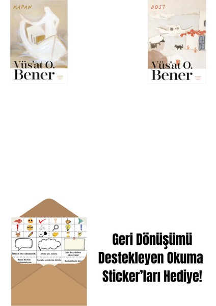 Kapan + Dost + Okuma Sticker'ları