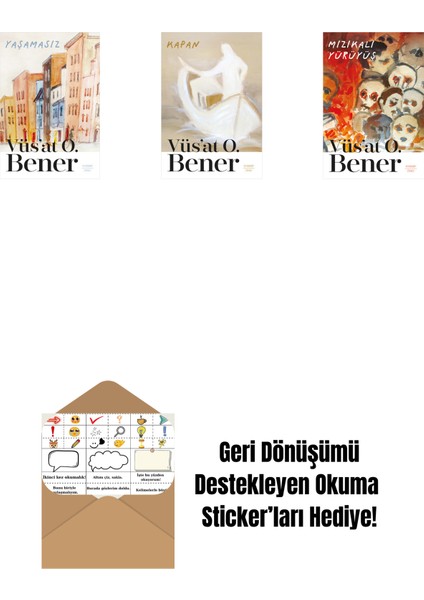 Yaşamasız + Kapan + Mızıkalı Yürüyüş + Okuma Sticker'ları