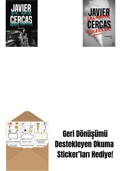 Bir Anın Anatomisi + Salamina Askerleri (Ciltli) + Okuma Sticker'ları