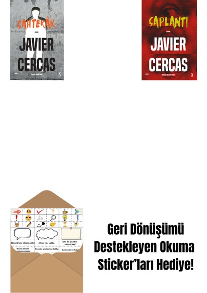 Sahtekâr + Saplantı + Okuma Sticker'ları