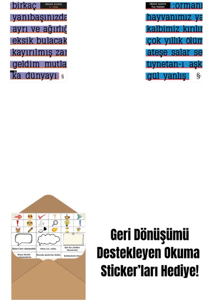 A ! Etika + Tuz Günleri + Okuma Sticker'ları