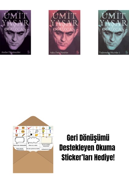 Anılar Düşünceler + Aşka Dair Nesirler + Taşlamalar Hicivler 1 + Okuma Sticker'ları