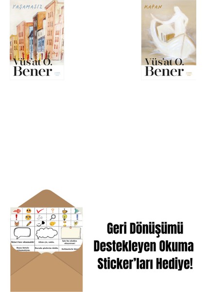 Yaşamasız + Kapan + Okuma Sticker'ları