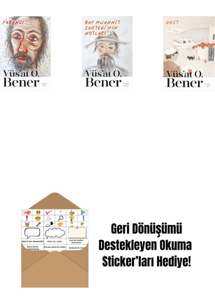 Yabancı + Bay Muannit Sahtegi'nin Notları + Dost + Okuma Sticker'ları