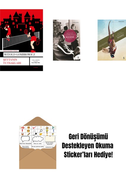 Şeytanın Tutsakları + Bakakai + Kozmos + Okuma Sticker'ları