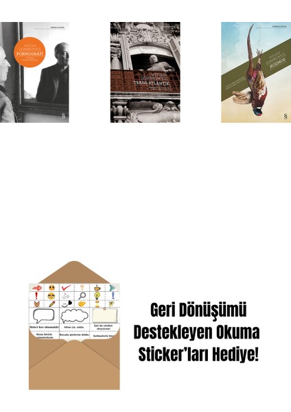 Pornografi + Trans-Atlantik + Kozmos + Okuma Sticker'ları