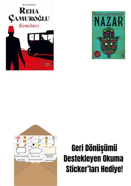 Komitacı + Nazar + Okuma Sticker'ları