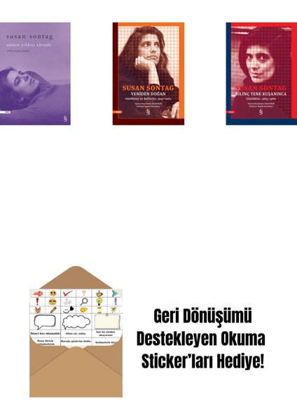Satürn Yıldızı Altında + Yeniden Doğan + Bilinç Tene Kuşanınca + Okuma Sticker'ları