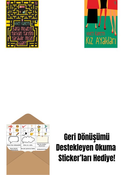 Bana Modern Türkün Tarifini Yapabilir Misin Kaan? + Kız Ayakları + Okuma Sticker'ları