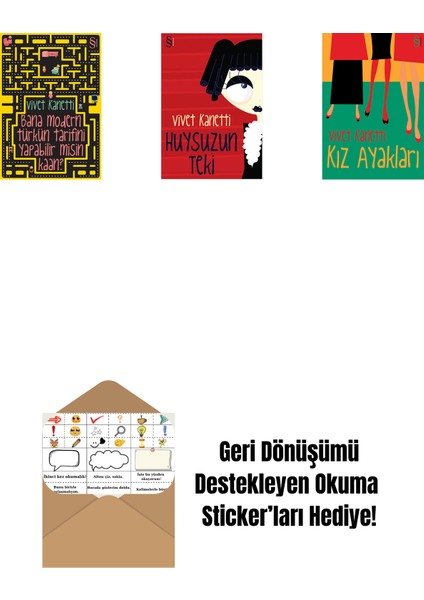 Bana Modern Türkün Tarifini Yapabilir Misin Kaan? + Huysuzun Teki + Kız Ayakları + Okuma Sticker'ları