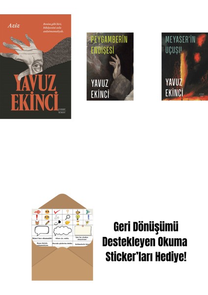 Aziz + Peygamberin Endişesi + Meyaser'in Uçuşu + Okuma Sticker'ları