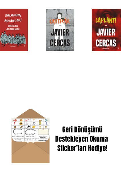 Salamina Askerleri (Çizgi Roman - Ciltli) + Sahtekâr + Saplantı + Okuma Sticker'ları