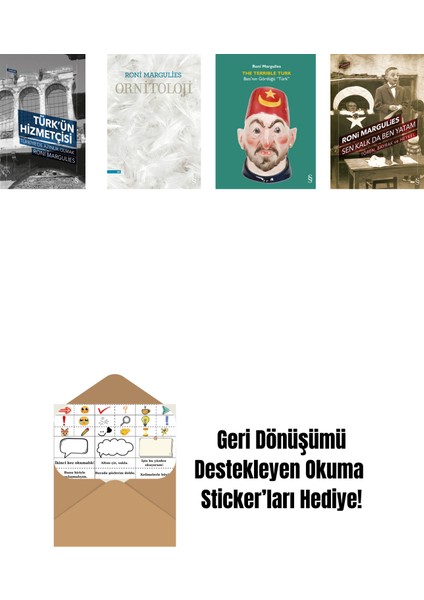 Roni Margulies 4 Kitap Set + Okuma Sticker'ları