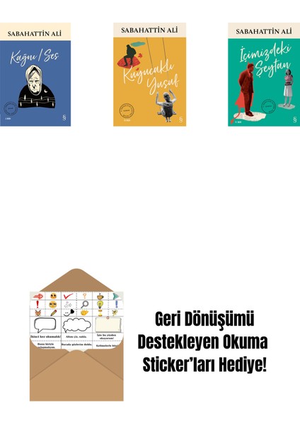 Kağnı / Ses + Kuyucaklı Yusuf + Içimizdeki Şeytan + Okuma Sticker'ları