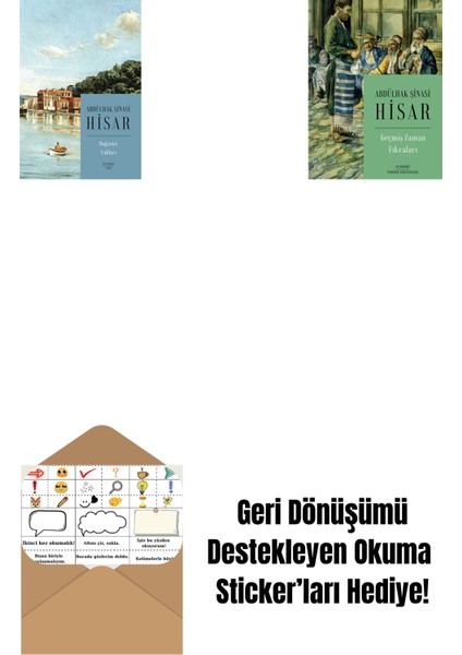 Boğaziçi Yalıları (Kitap Boy) + Geçmiş Zaman Fıkraları + Okuma Sticker'ları