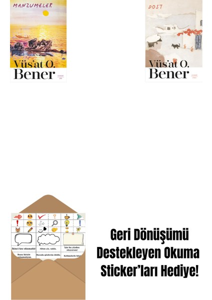 Manzumeler + Dost + Okuma Sticker'ları
