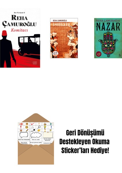 Komitacı + Ismail (Midi Boy) + Nazar + Okuma Sticker'ları