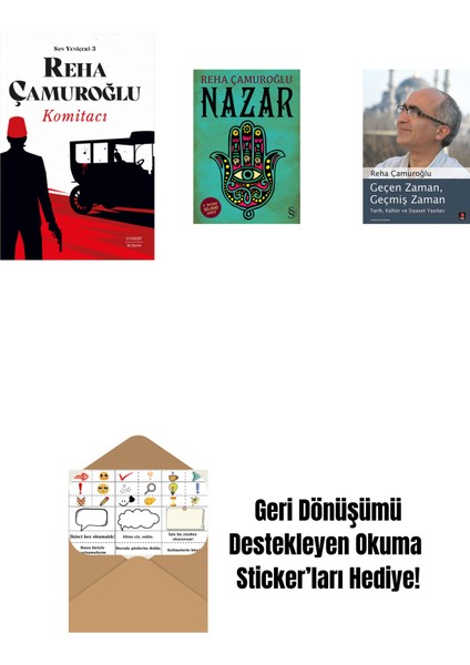 Komitacı + Nazar + Geçen Zaman, Geçmiş Zaman + Okuma Sticker'ları