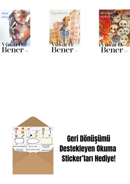 Ipin Ucu + Yaşamasız + Mızıkalı Yürüyüş + Okuma Sticker'ları