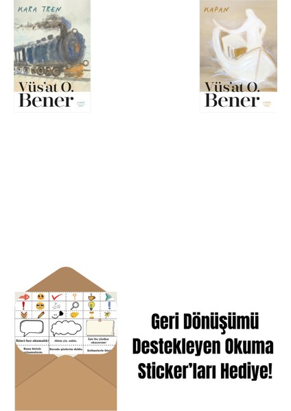 Kara Tren + Kapan + Okuma Sticker'ları