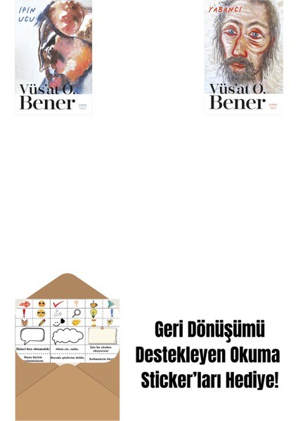 Ipin Ucu + Yabancı + Okuma Sticker'ları