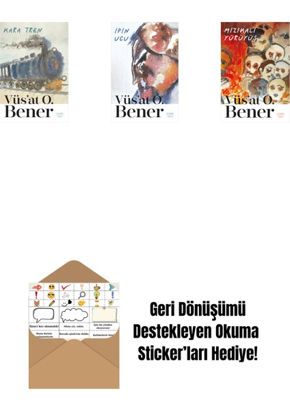 Kara Tren + Ipin Ucu + Mızıkalı Yürüyüş + Okuma Sticker'ları