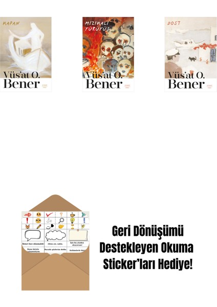 Kapan + Mızıkalı Yürüyüş + Dost + Okuma Sticker'ları