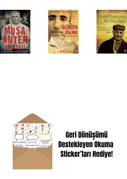 Musa Anter Cinayeti + Ölümden Kalıma + Hevsel Bahçesinde Bir Dut Ağacı + Okuma Sticker'ları